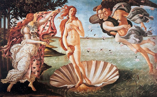 Schönheit und Duft haben die Menschen seit Jahrtausenden angezogen. Sandro Botticeli: Die Geburt der Venus.