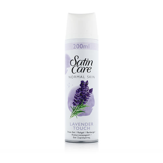 Gillette Satin Care Normal Skin Lavender Touch Rasiergel 200 ml