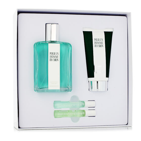Caron Pour un Homme de Caron EDT 125 ml + SG 75 ml + EDT MINI Le Matin 5 ml + EDP MINI Le Soir 5 ml 