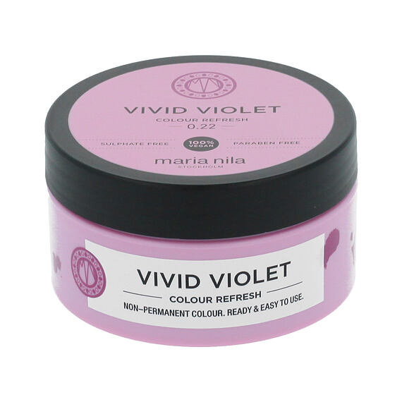 Maria Nila Colour Refresh Haarmaske mit Farbpigmenten Vivid Violet 100 ml