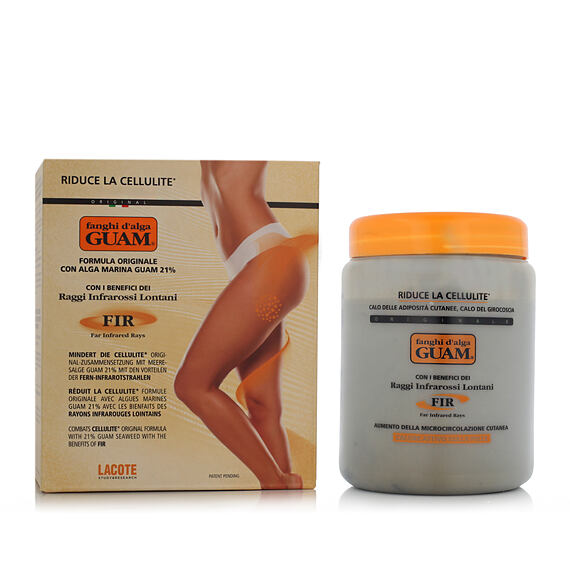 GUAM Seaweed Body Wrap, Anti-Cellulite Mud with Infrared Heat 1000 g