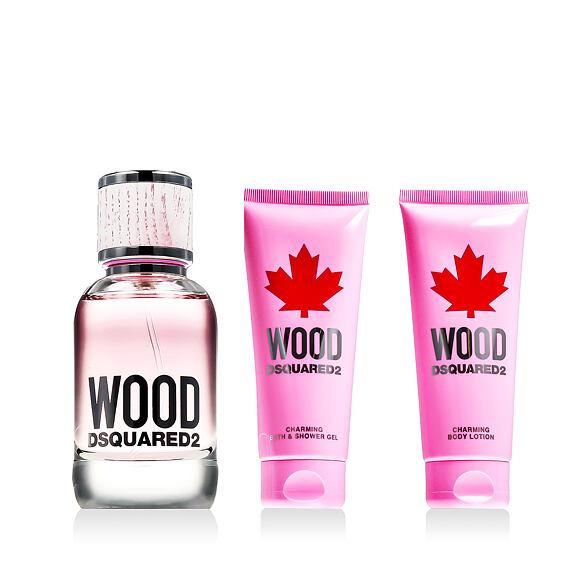 Dsquared2 Wood for Her EDT 50 ml + SG 100 ml + BL 100 ml (woman)