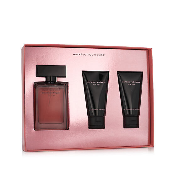 Narciso Rodriguez Musc Noir Rose For Her EDP 50 ml + SG 50 ml + BL 50 ml (woman)
