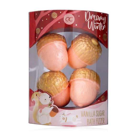 Accentra Dreamy Winter Vanilla Sugar Bath Fizzer  4 x 30 g