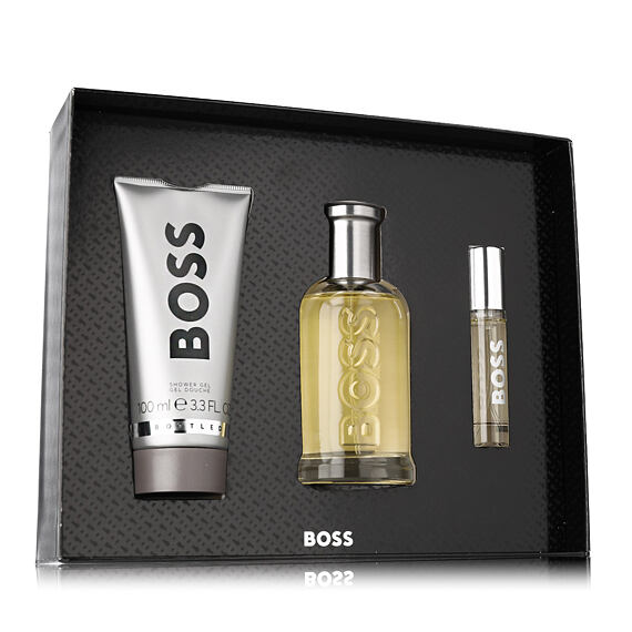 Boss Boss Bottled EDT 100 ml + EDT MINI 10 ml + SG 100 ml (man)