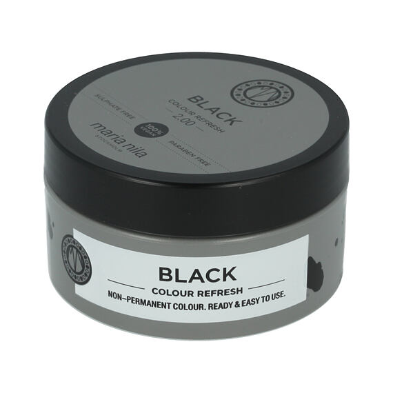 Maria Nila Colour Refresh Haarmaske mit Farbpigmenten Black 100 ml