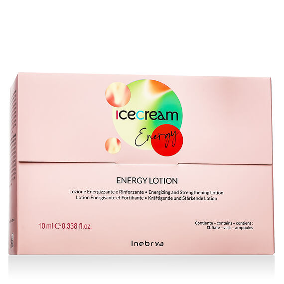 Inebrya Ice Cream Energy Lotion Ampoules 12 x 10  ml