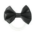 Invisibobble Bowtique Spiral Hair Ring Meets Bow (True Black) 1 St.